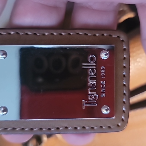 TIGNANELLO Pebbled Brown Leather Bag - Picture 2 of 5